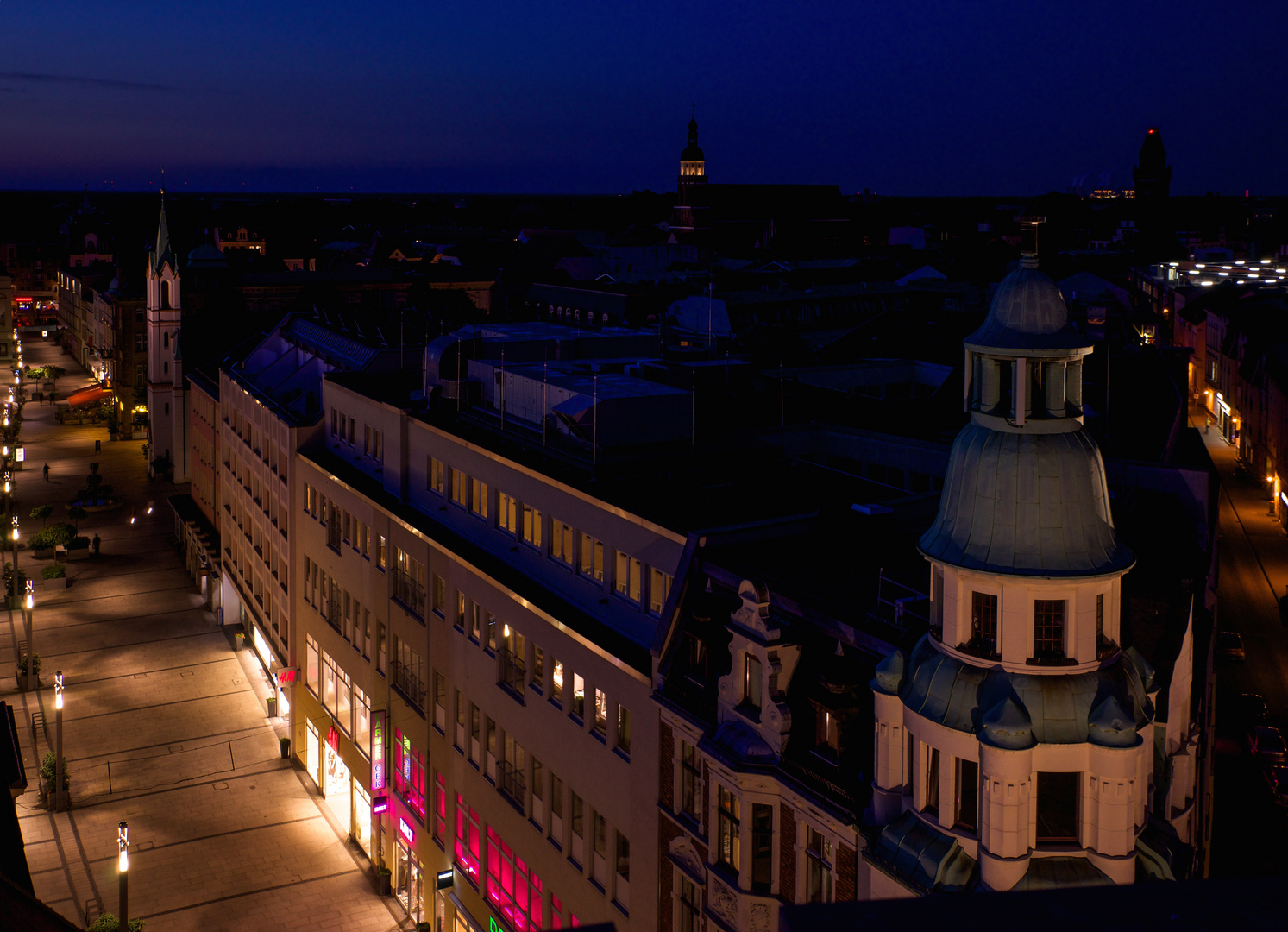 Cottbus am Abend