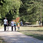 Cottbus: Besucher im Branitzer Park