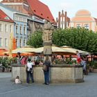 Cottbus: Brunnen auf dem Altmarkt