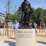 Cottbus: Das enthüllte Denkmal des Australienforschers Ludwig Leichhardt