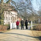 Cottbus: Die Schlossbrücke im Branitzer Park