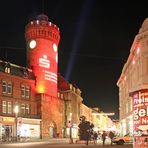 Cottbus: Die Spremberger Straße mit dem Sprembergeer Turm