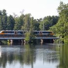 Cottbus: Eisenbahnbrücke über die Spree