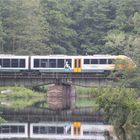 Cottbus: Eisenbahnbrücke über die Spree nahe Kiekebuscher Wehr