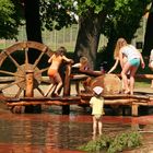 Cottbus, Eliaspark: Wasserspielplatz