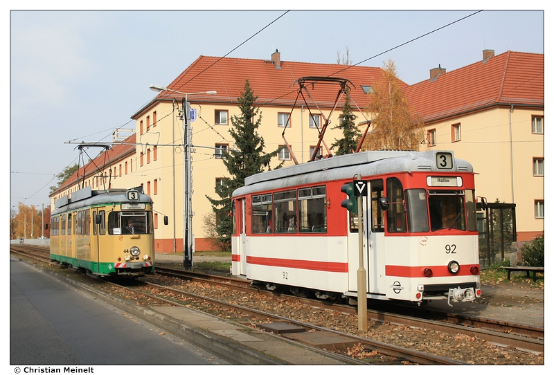 Cottbus: GT6 44 (Sonderfahrt) & Gotha 92