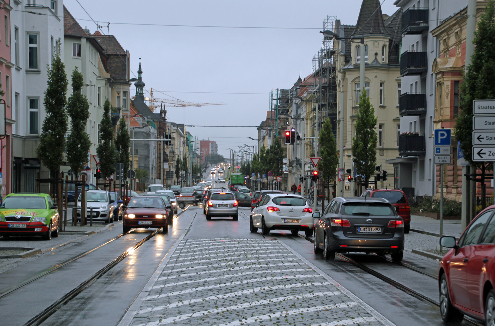 Cottbus, heute zwischen 8.00 und 8.30 (1)