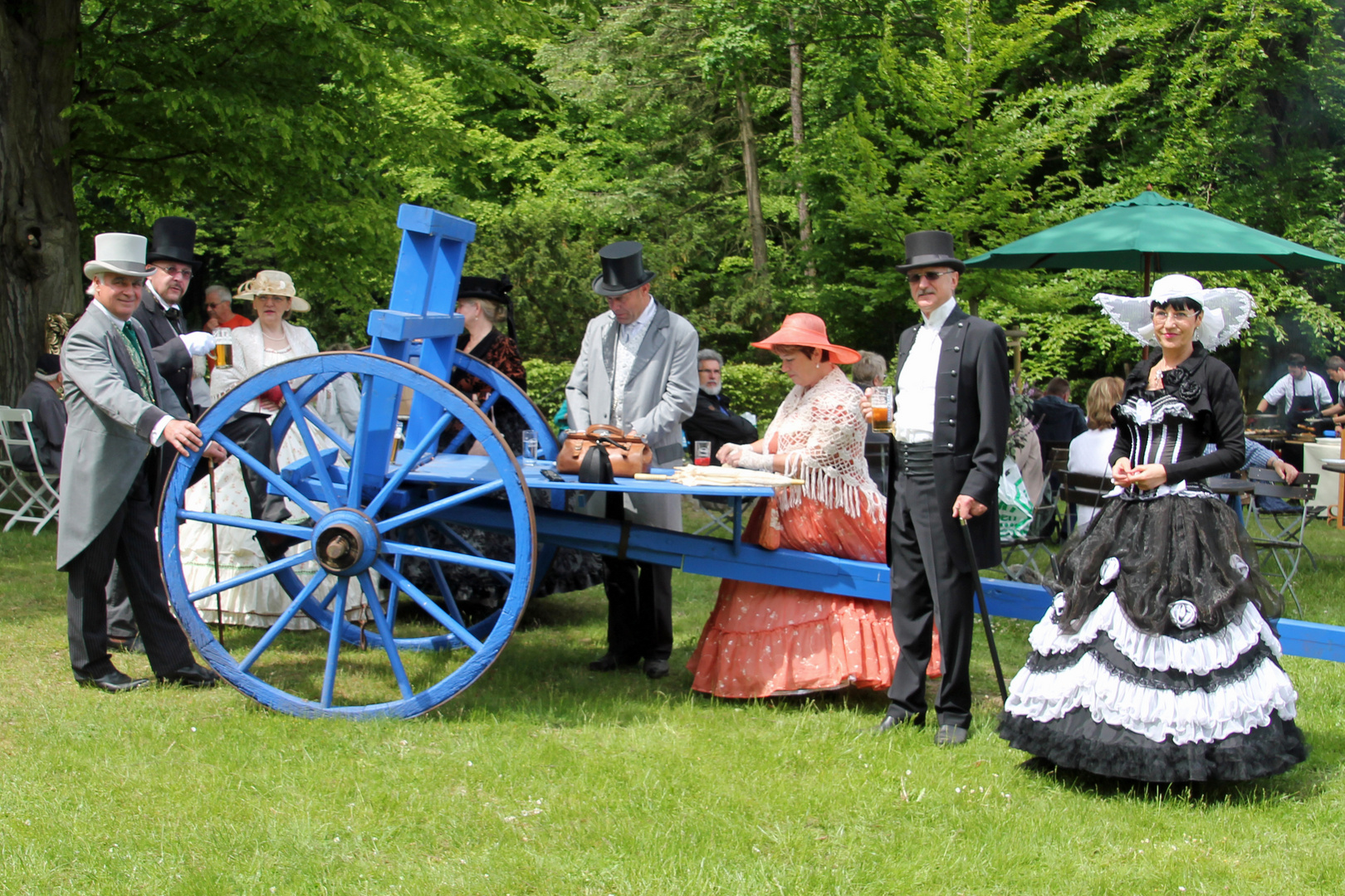 Cottbus, Parkfestival: Mittagspause