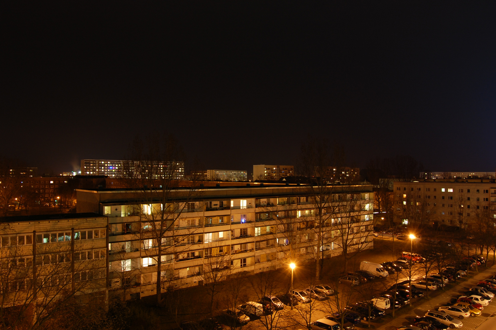 Cottbus Sandow bei Nacht