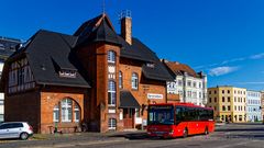 COTTBUS. SPREEWALDBAHN-BAHNHOF HEUTE.