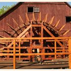 Cottbus: Spreewehrmühle, Wasserrad 