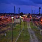 cottbuser bahnhof bei nacht