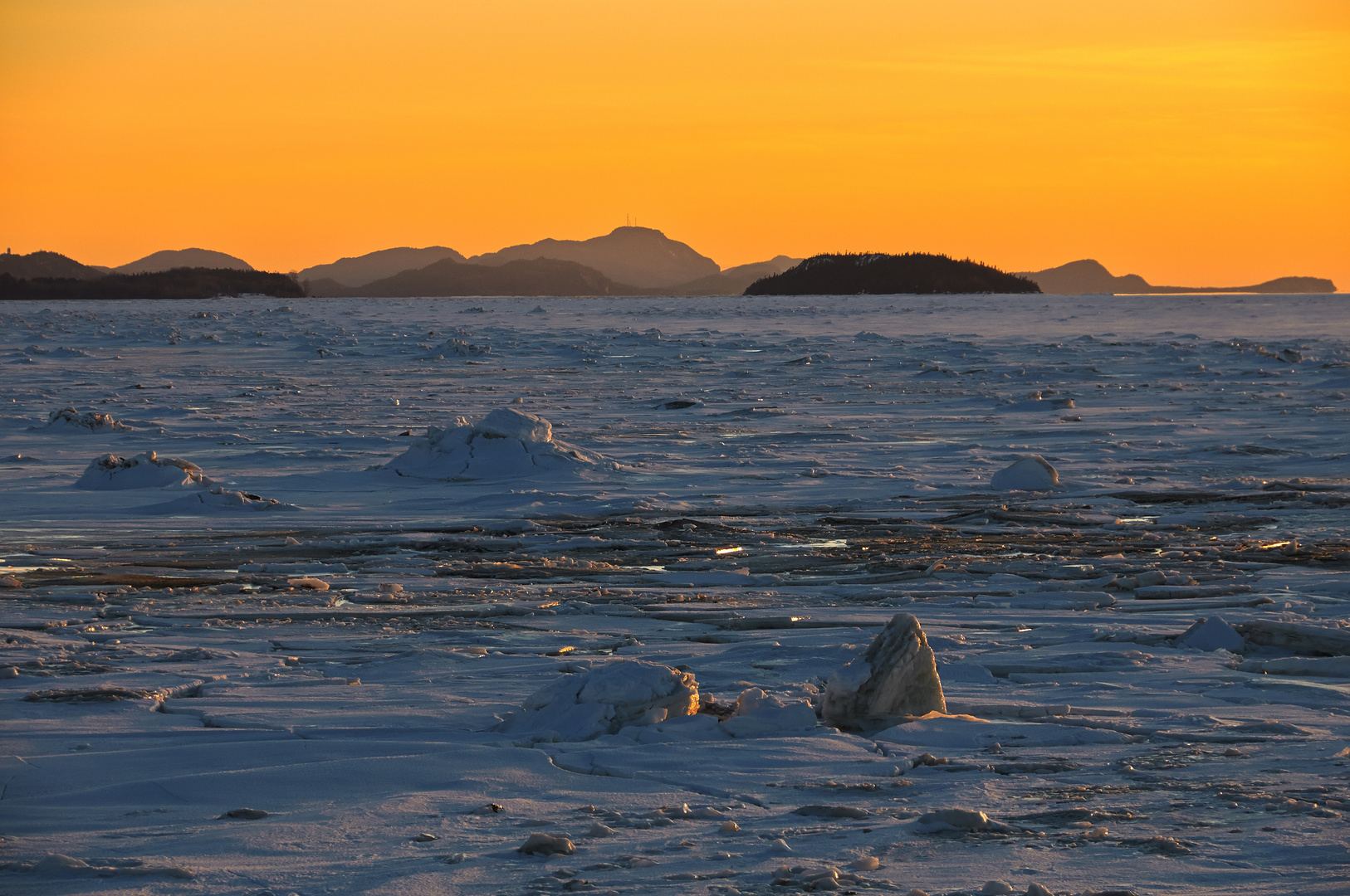 Couchant sur la baie de Rimouski