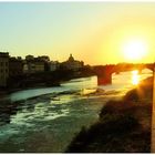 Couchant sur l'Arno