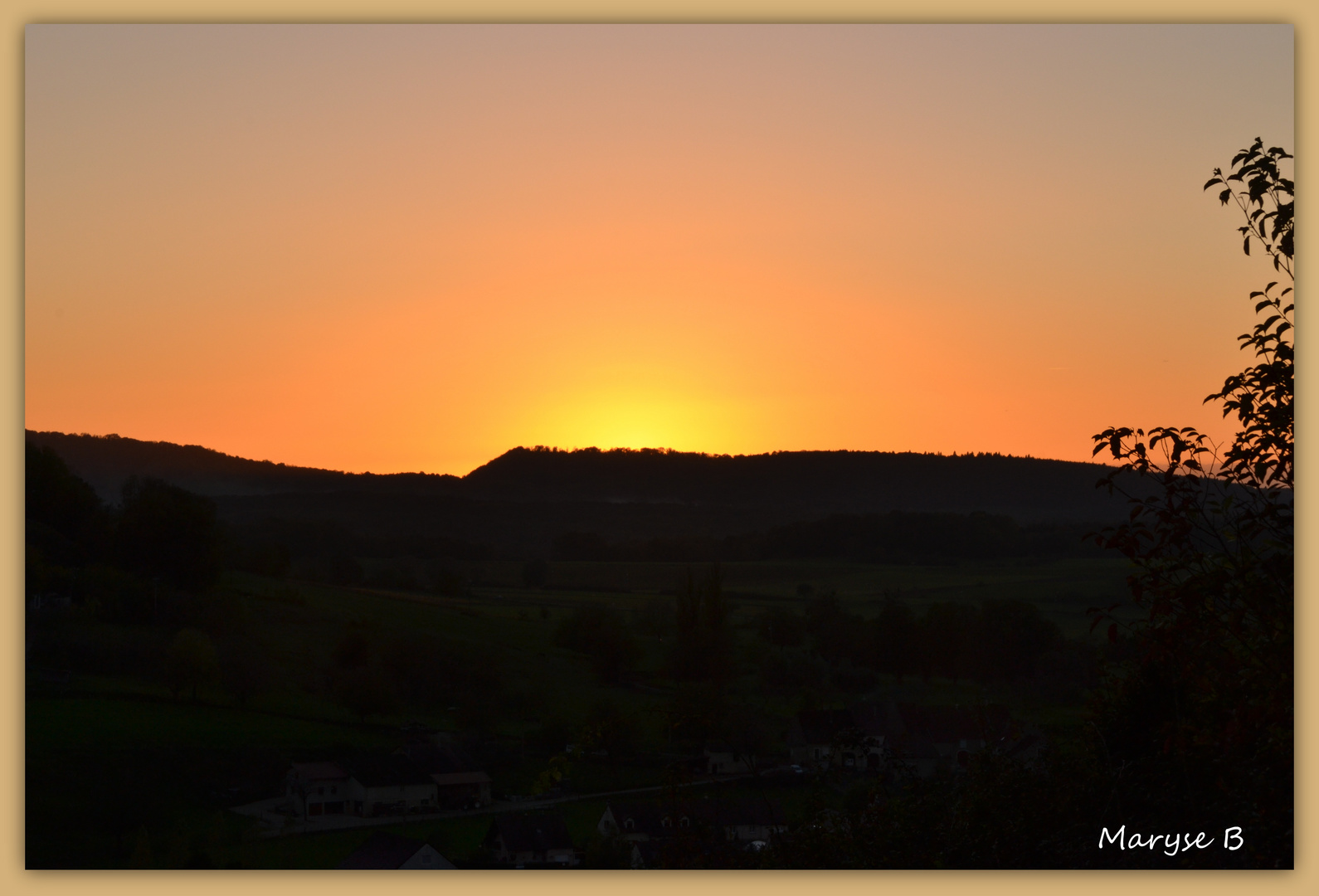 couché de soleil