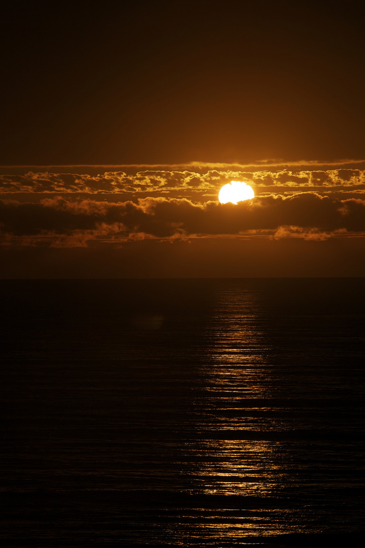 couché de soleil à Biscarosse