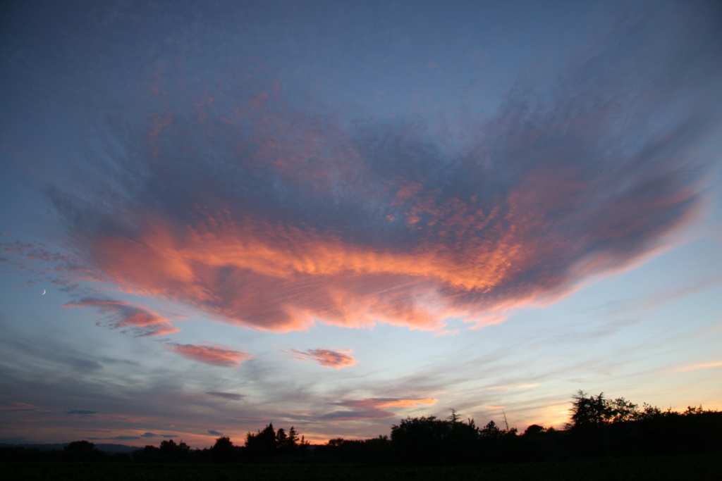 Couché de soleil à Gordes