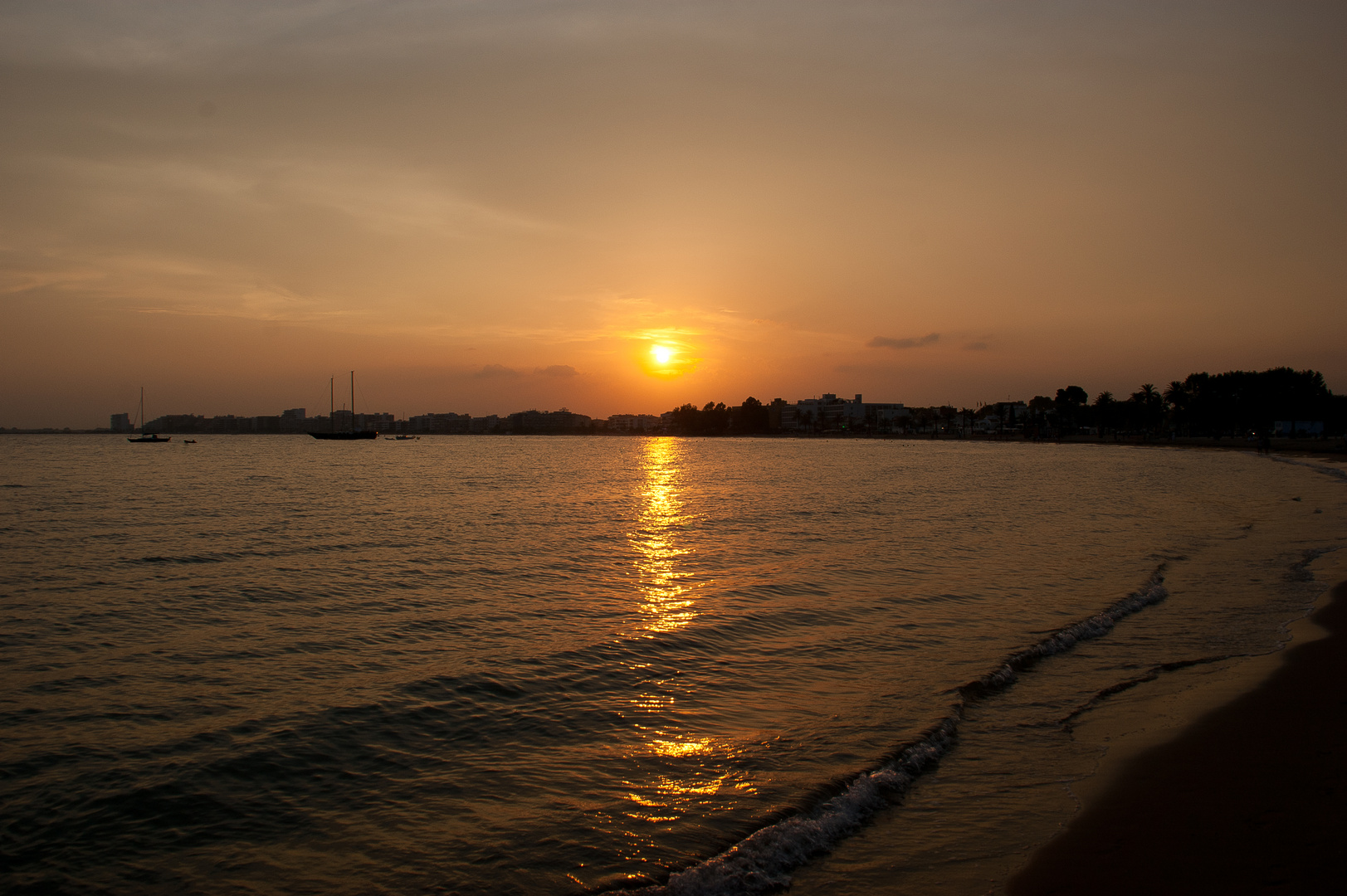 couché de soleil a Rosas