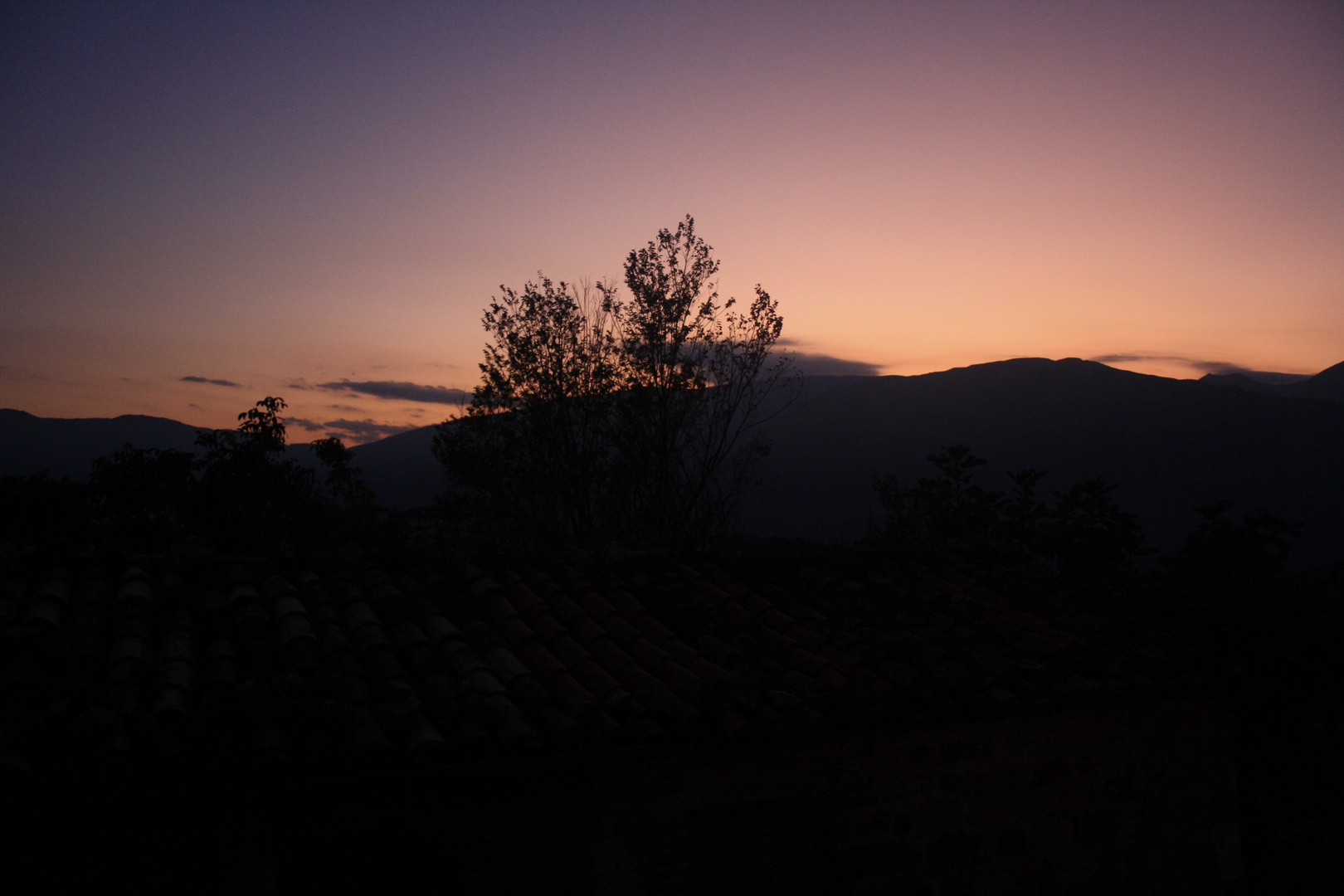 couché de soleil en abruzzes