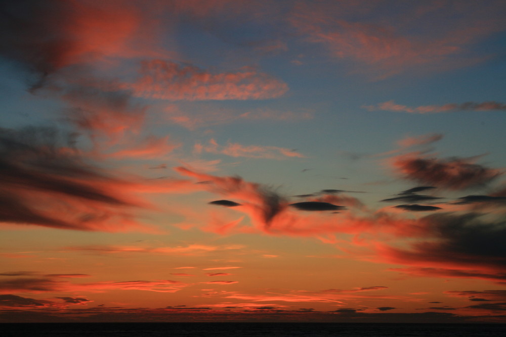 couche de soleil en corse