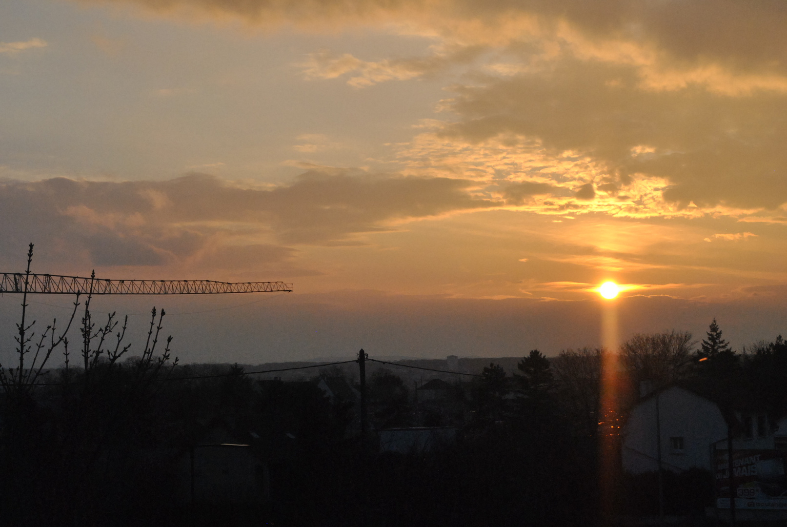 couché de Soleil en ile de France