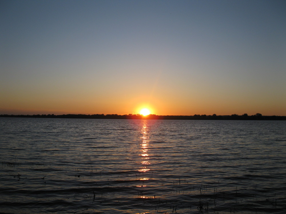 Couché de soleil en mai