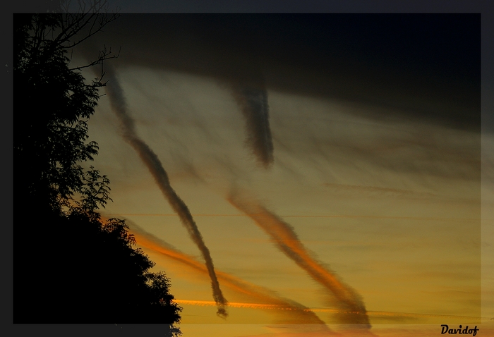 couché de soleil en normandie