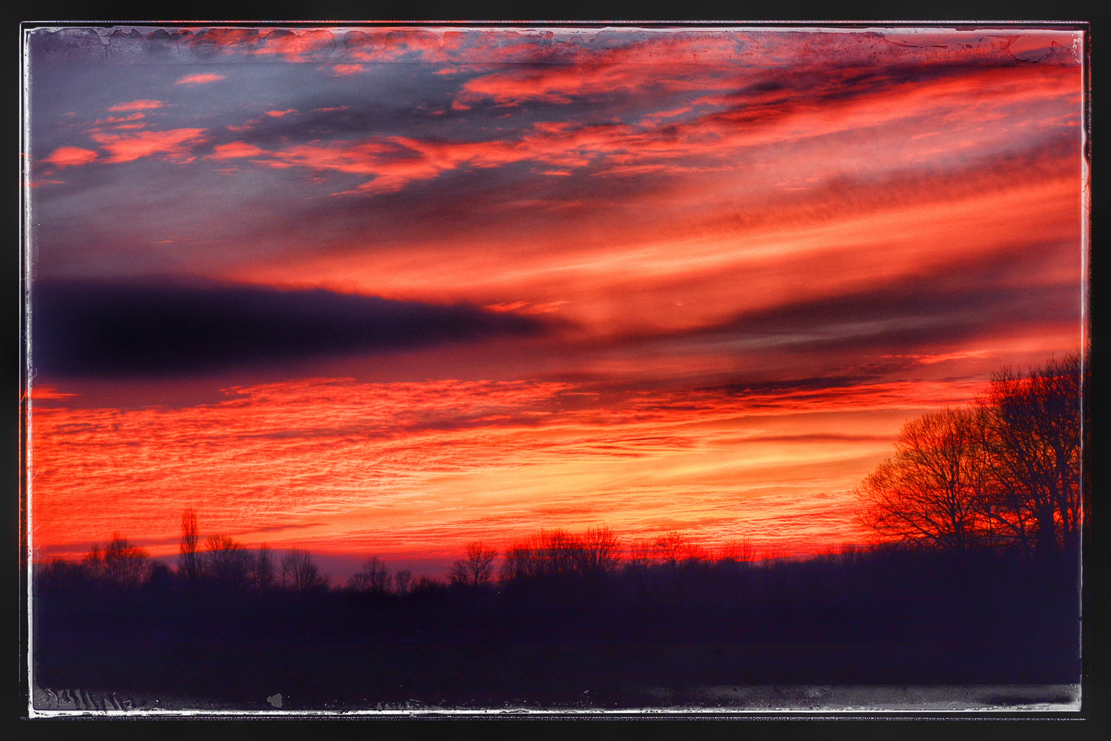 couché de soleil normand