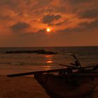 couché de soleil océan indien