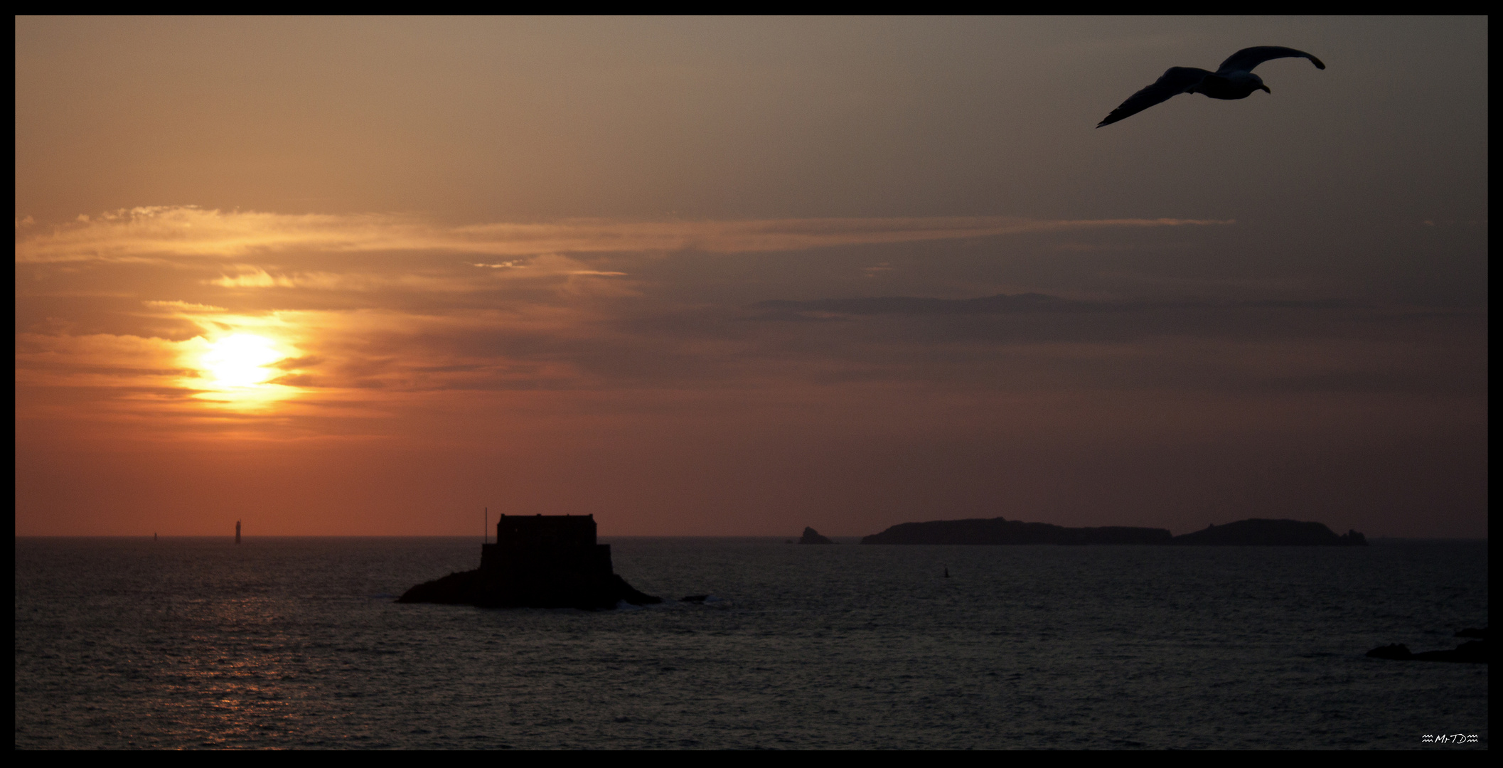 Couché de soleil, Saint-Malo