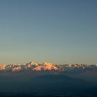 Couché de soleil sur Belledonne