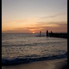 couché de soleil sur capbreton