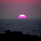 Couché de soleil sur la baie de Portissol