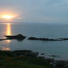 couché de soleil sur la cote de penthievre