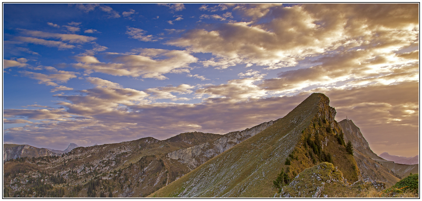 Couché de soleil sur la Dent de Hautodon