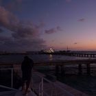 couché de soleil sur la mer des caraibes