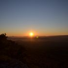 couché de soleil sur les Alpes de Haute-Provence