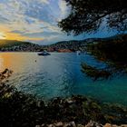 Couché de soleil sur Villefranche