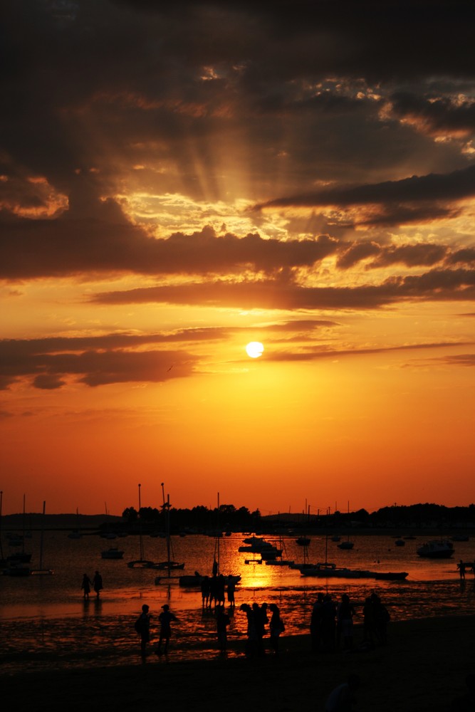 couché de soleil un 14 juillet