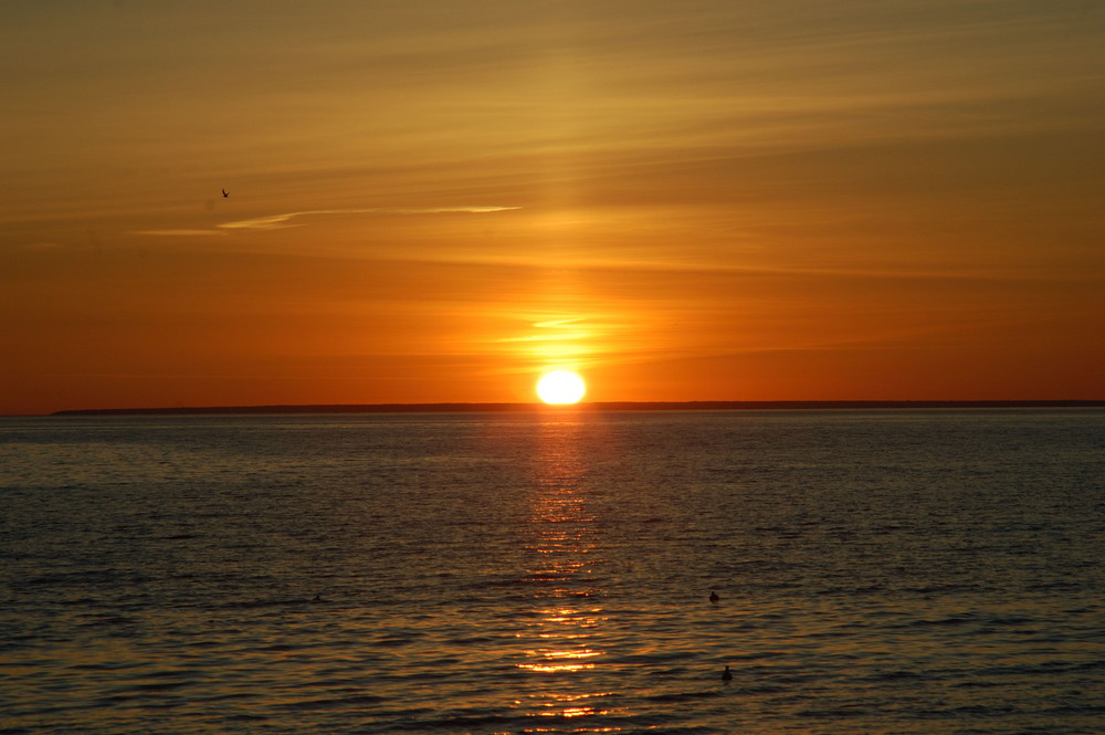 couchée du soleil à Pirita