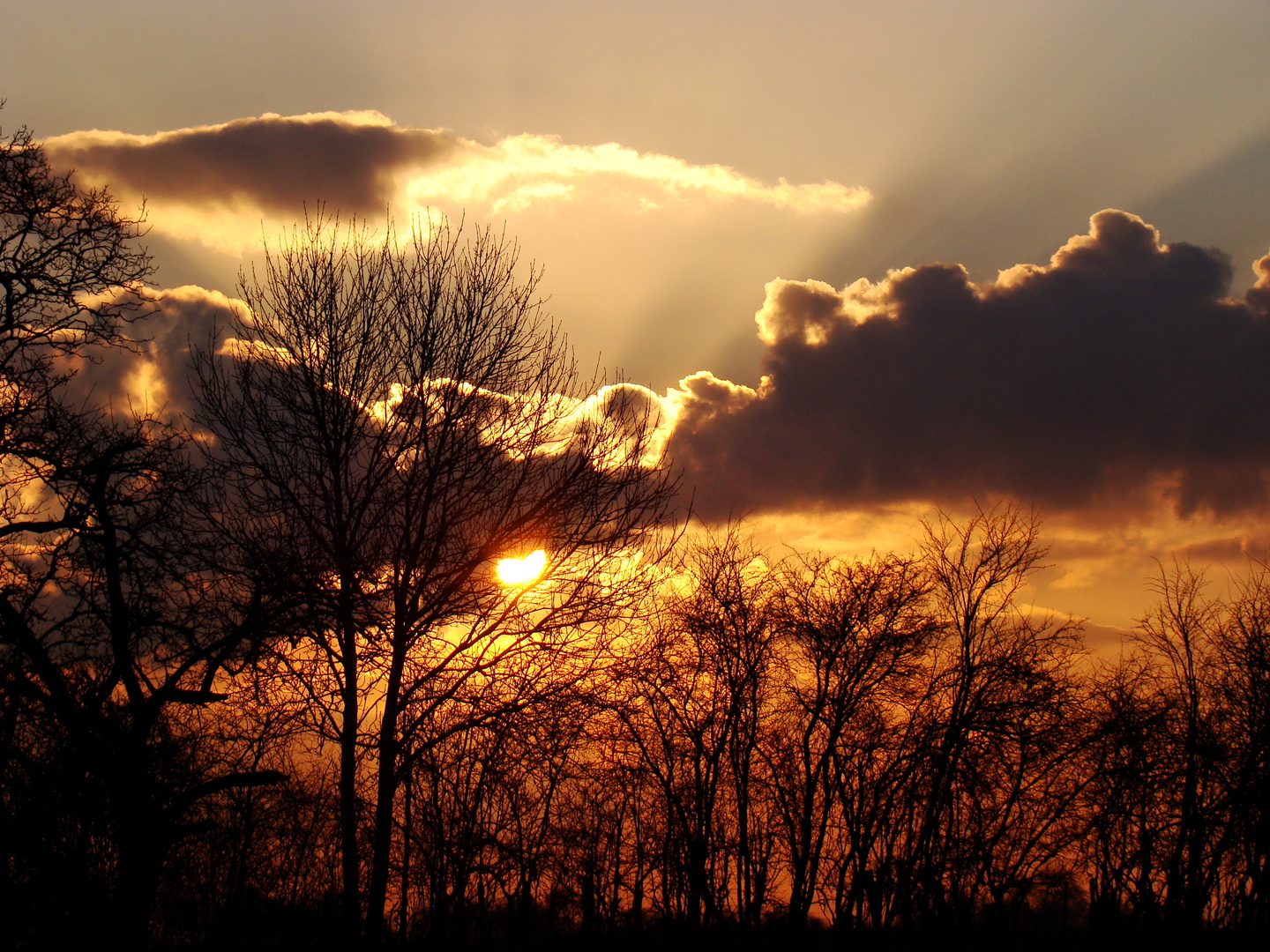 Coucher de soleil...