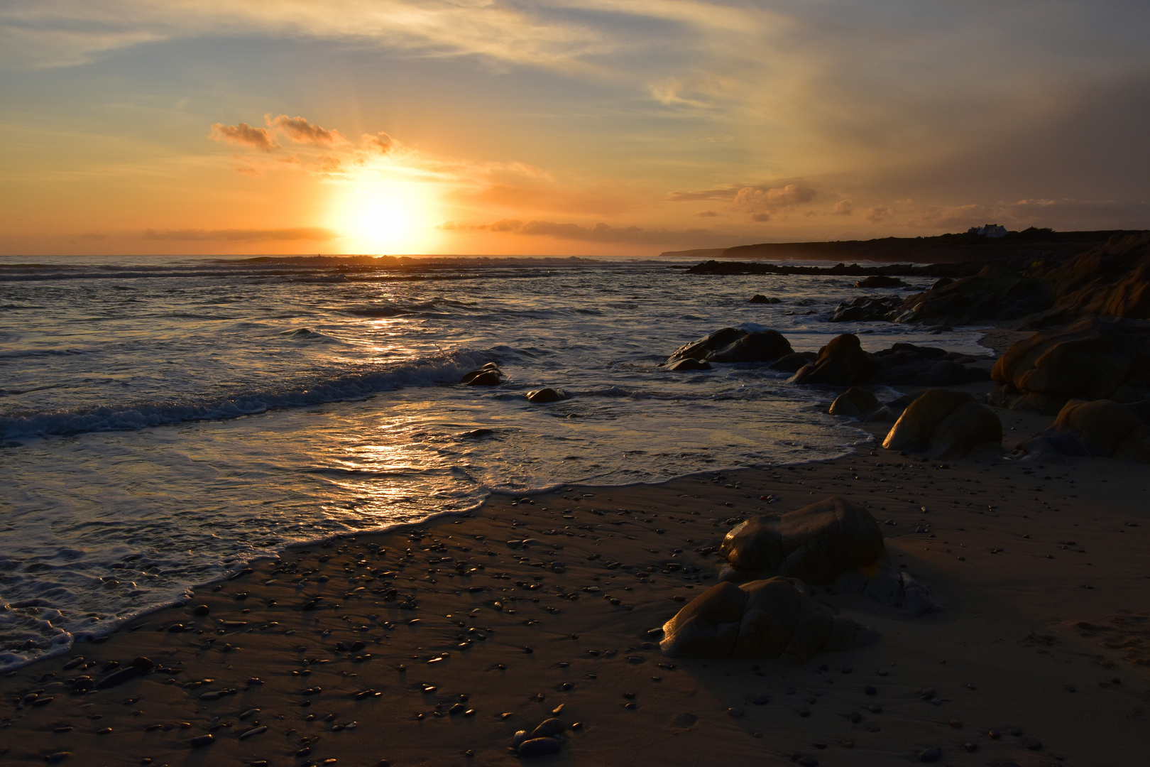 Coucher de soleil...