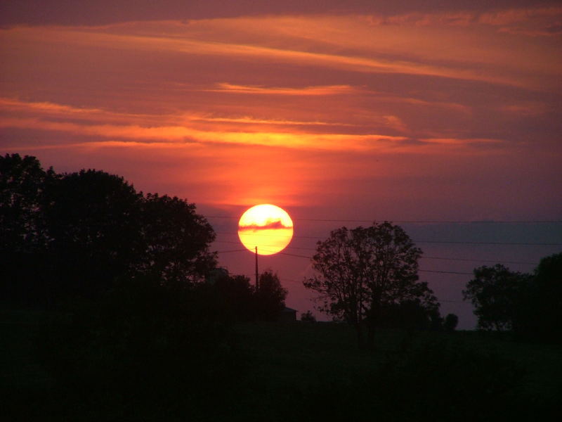 coucher de soleil