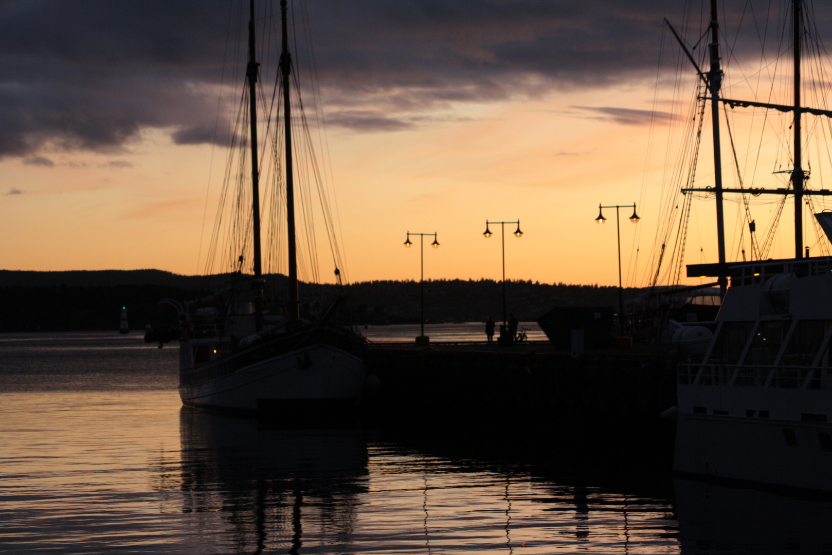 Coucher de soleil à 15h, Oslo