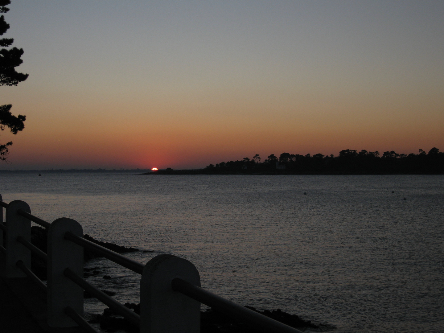 coucher de soleil à Benodet