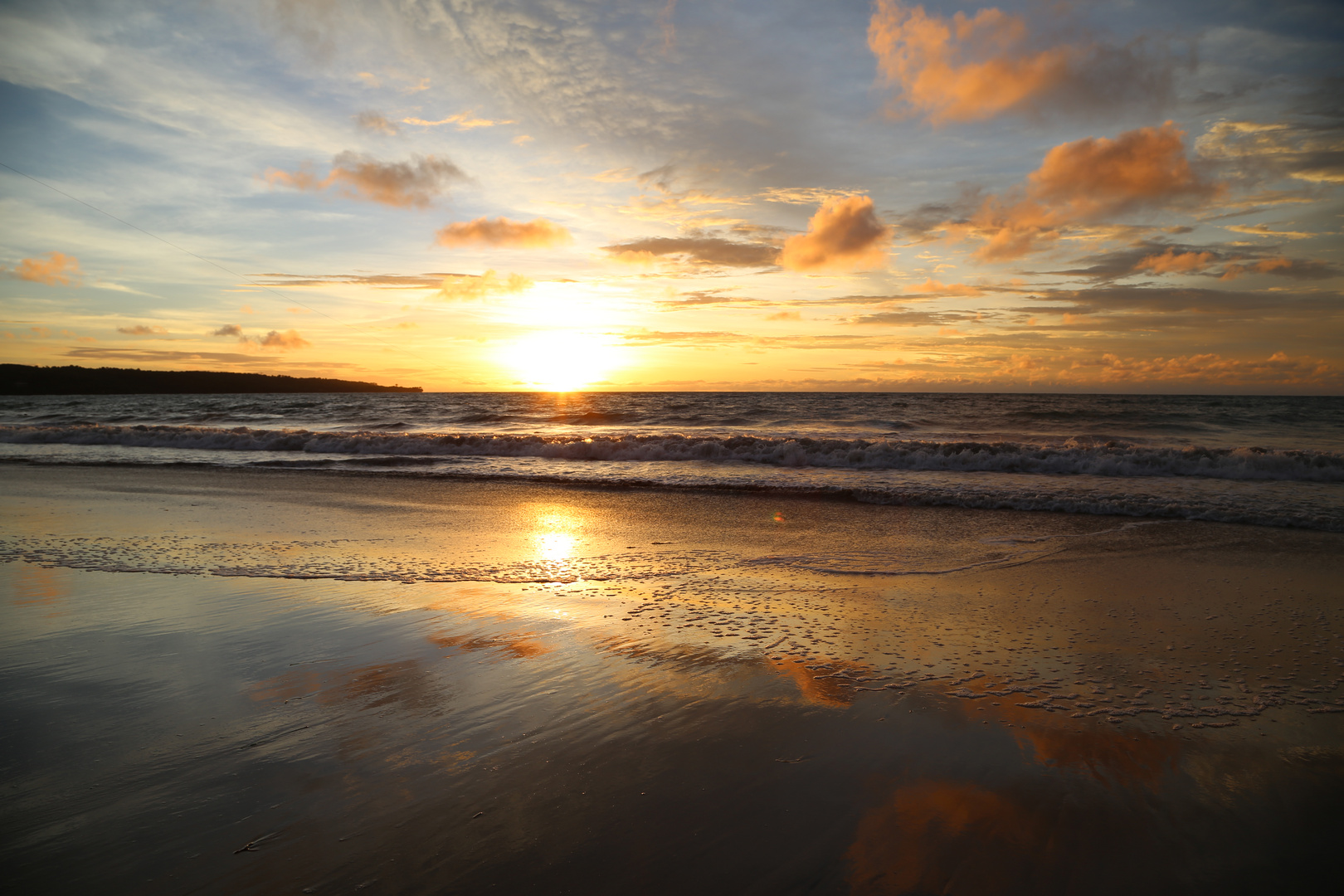 coucher de soleil à Bli