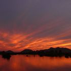 Coucher de soleil à Dundet, Laos (4000 îles)