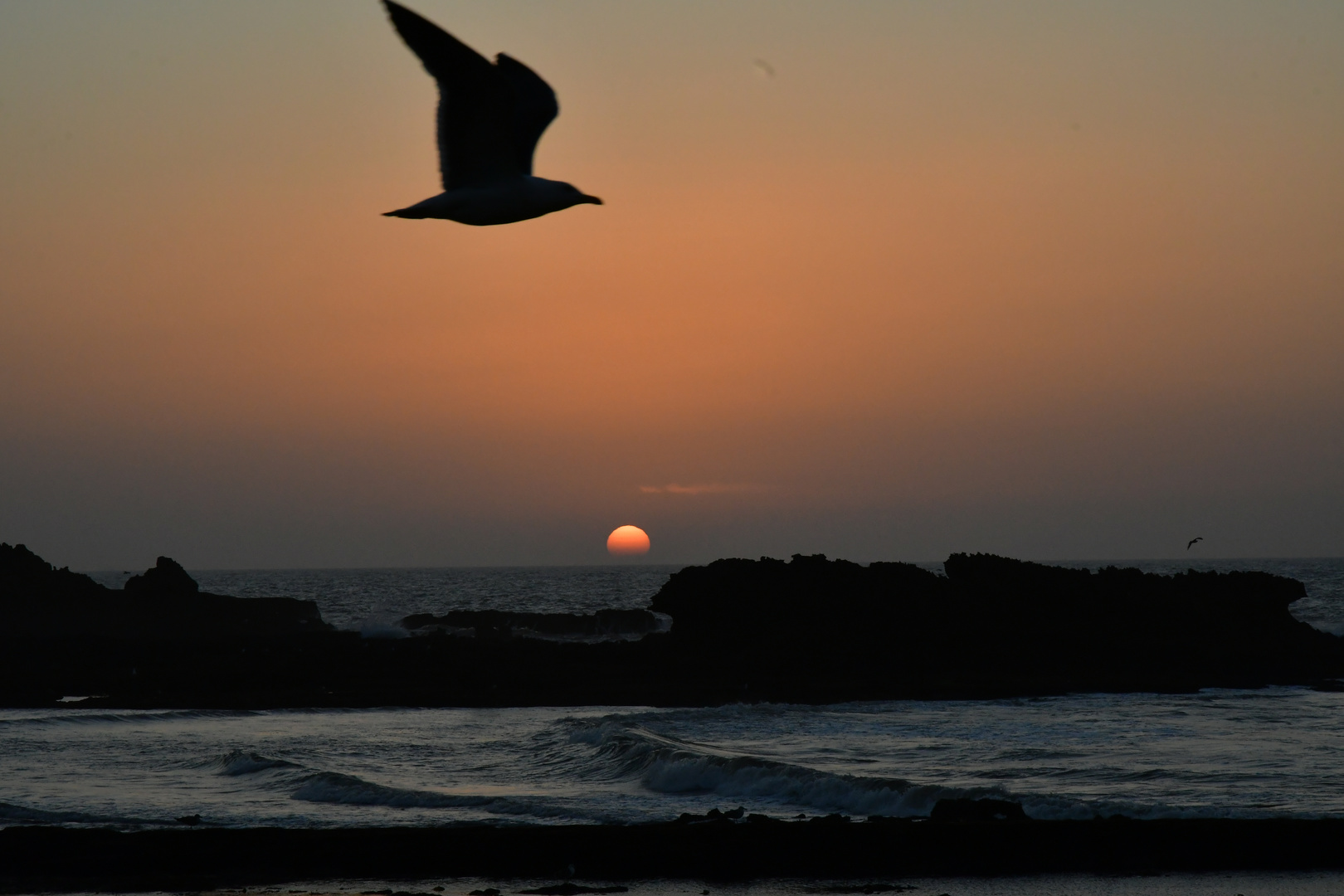 Coucher de soleil à Essaouira 