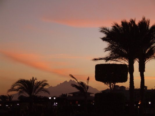 Coucher de soleil a Hurghada