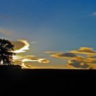 Coucher de soleil à La Bastide Clairence